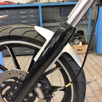 Preview: Frontfender kurz bis 140er Harley Custom Uni Bobber Chopper Softail